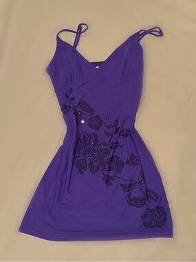 princess polly maliha dress Princess Polly MALIHA MINI DRESS BLUE nwot